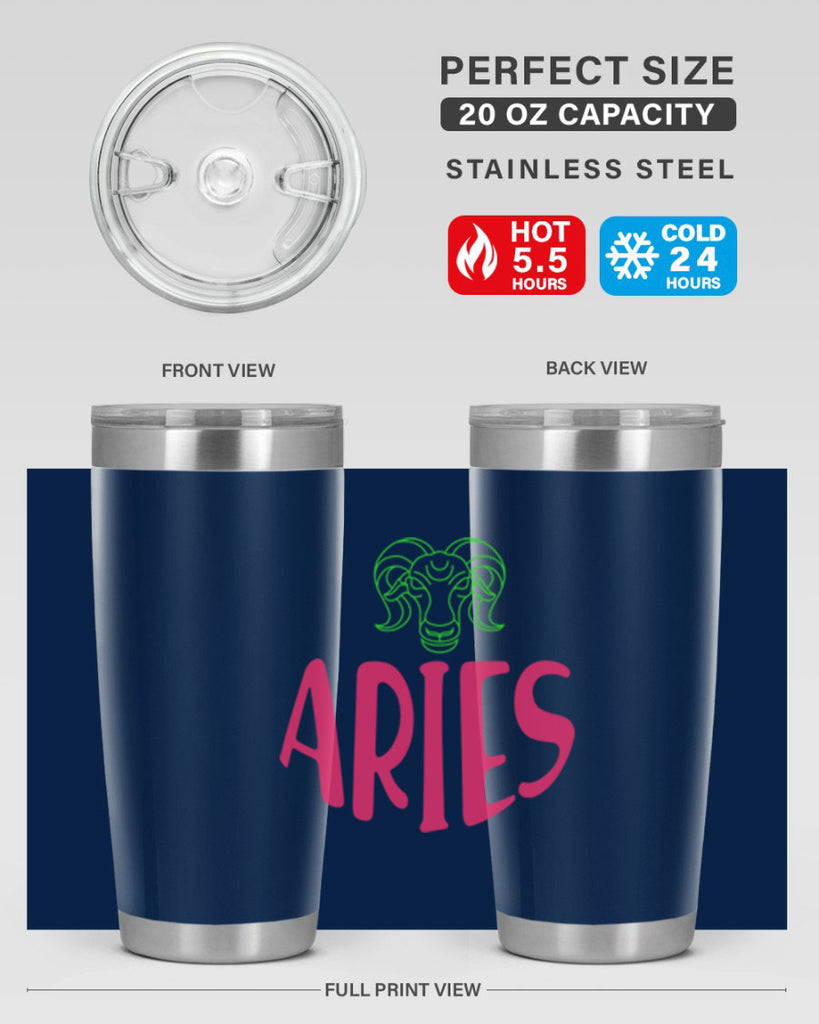 Aries 101#- zodiac- Tumbler