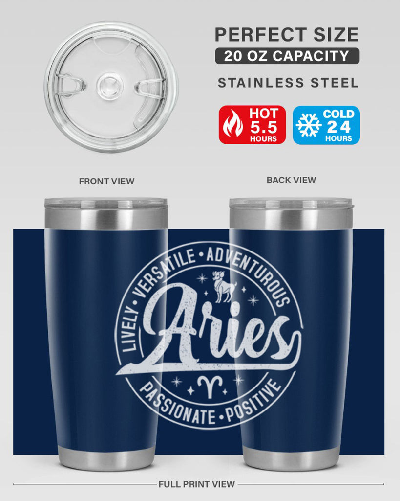 Aries 103#- zodiac- Tumbler