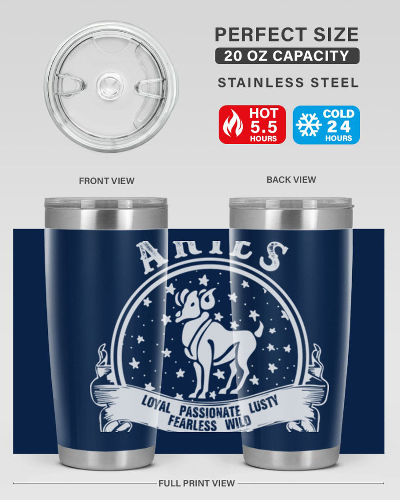 Aries 2#- zodiac- Tumbler