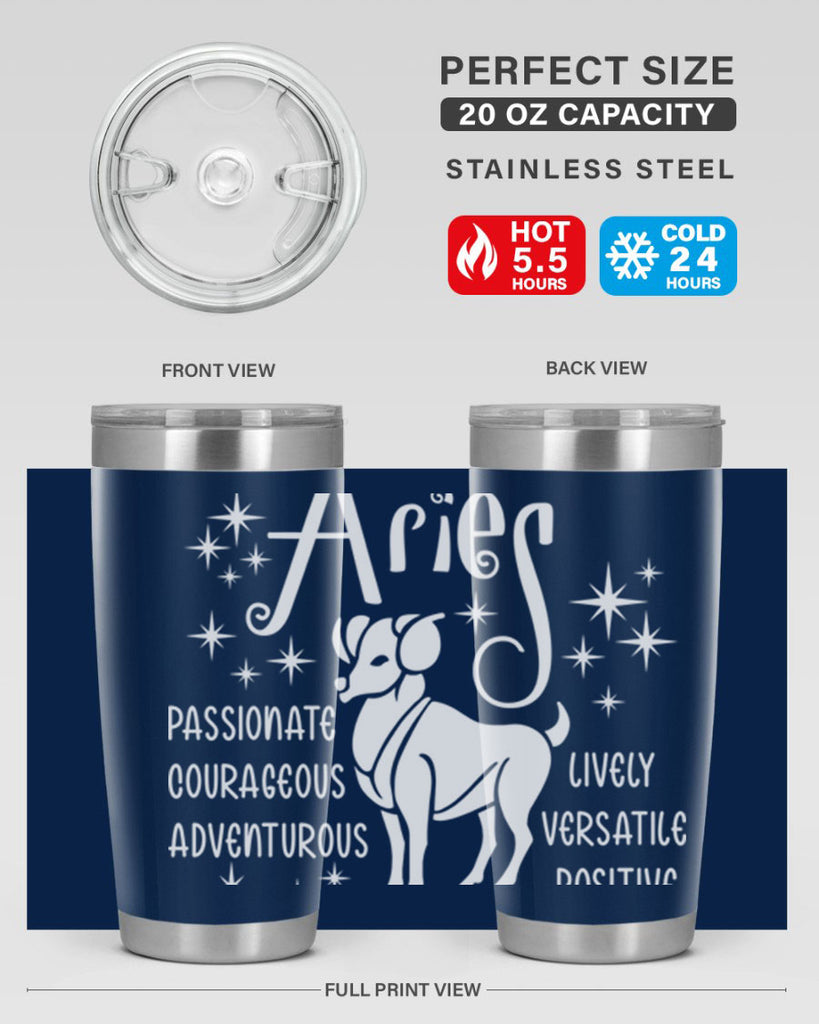 Aries 99#- zodiac- Tumbler