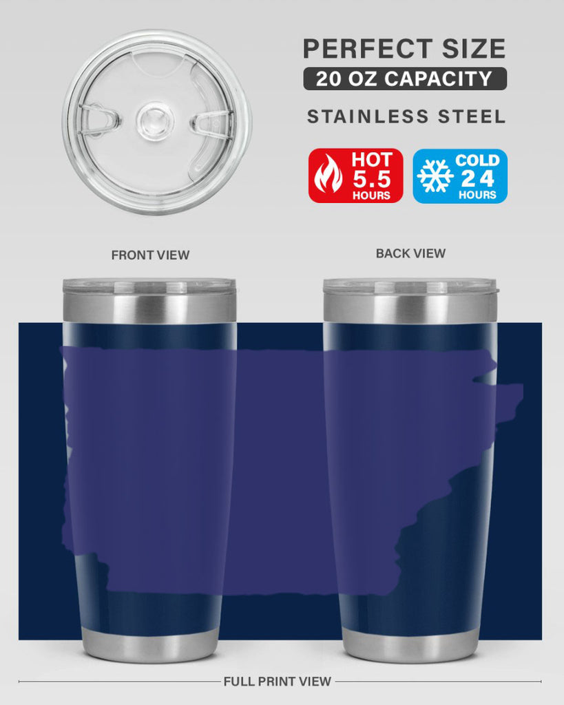 Arkansas 47#- stateflags- Tumbler