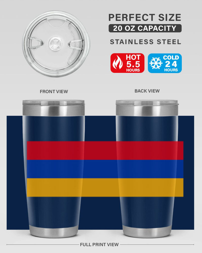 Armenia 190#- world flags- Tumbler