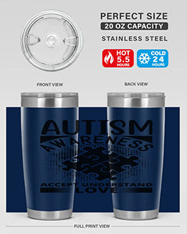 Autism awareness Style 43#- autism- Tumbler