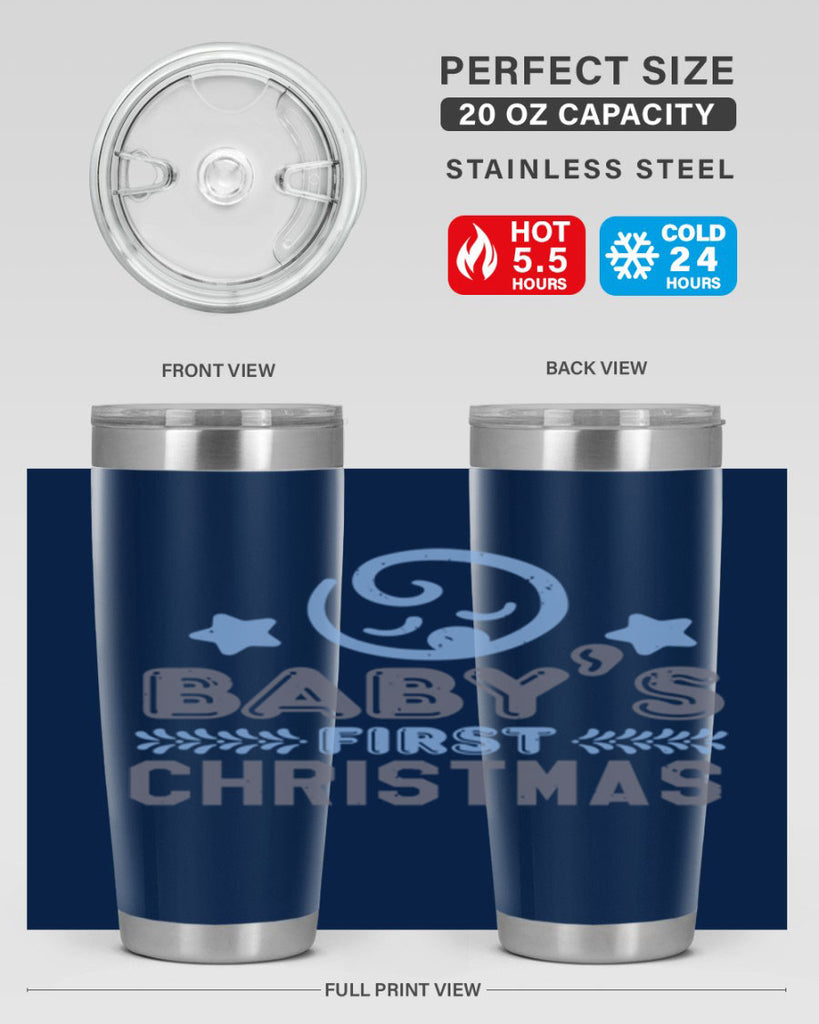 Baby First Christmas Style 2#- baby shower- tumbler