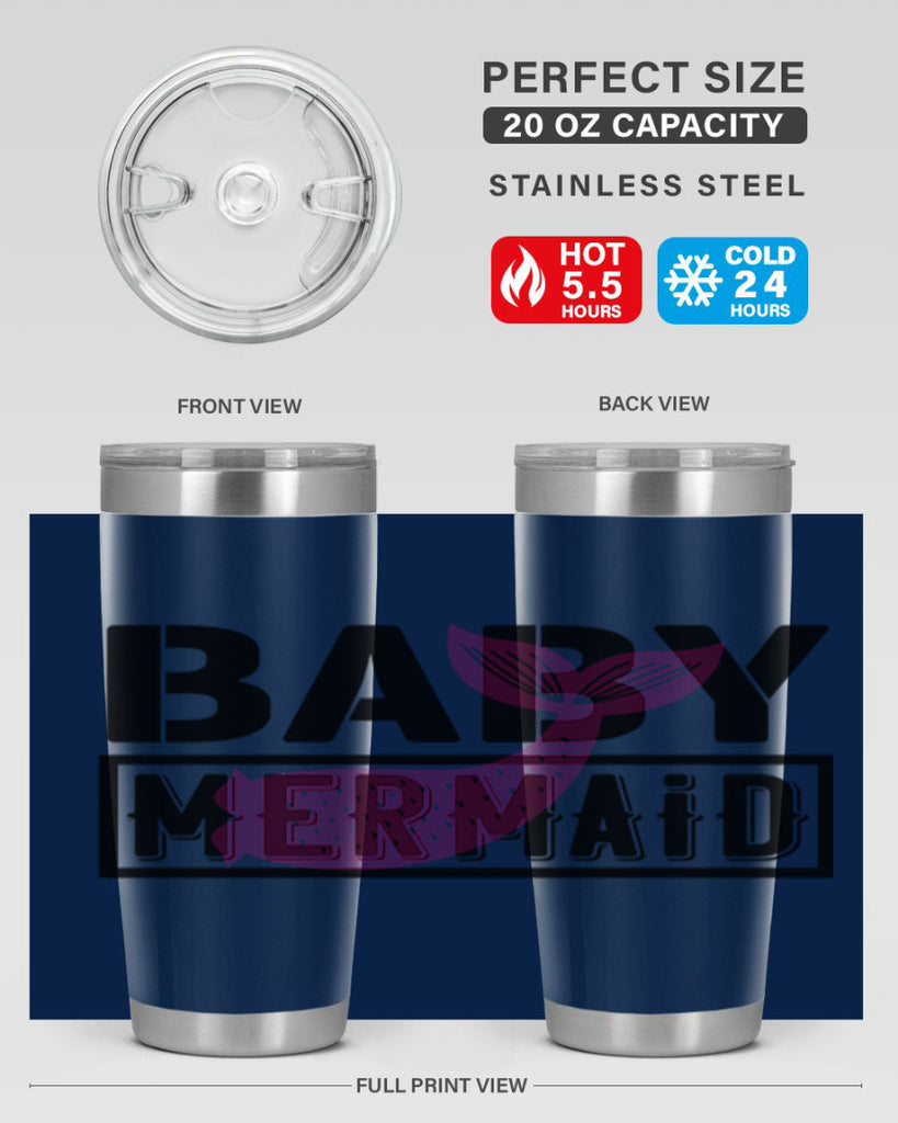 Baby mermaid 29#- mermaid- Tumbler