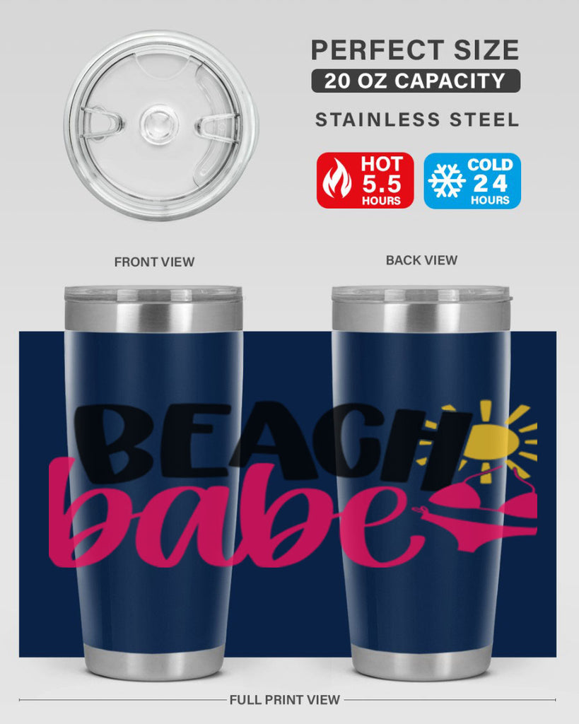 Beach Babe Style 52#- summer- Tumbler