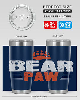 Bear paw 4#- Bears- Tumbler
