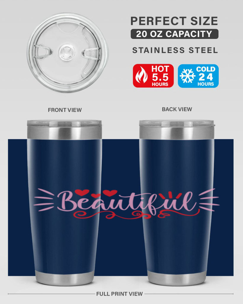 Beautiful Style 163#- make up- Tumbler