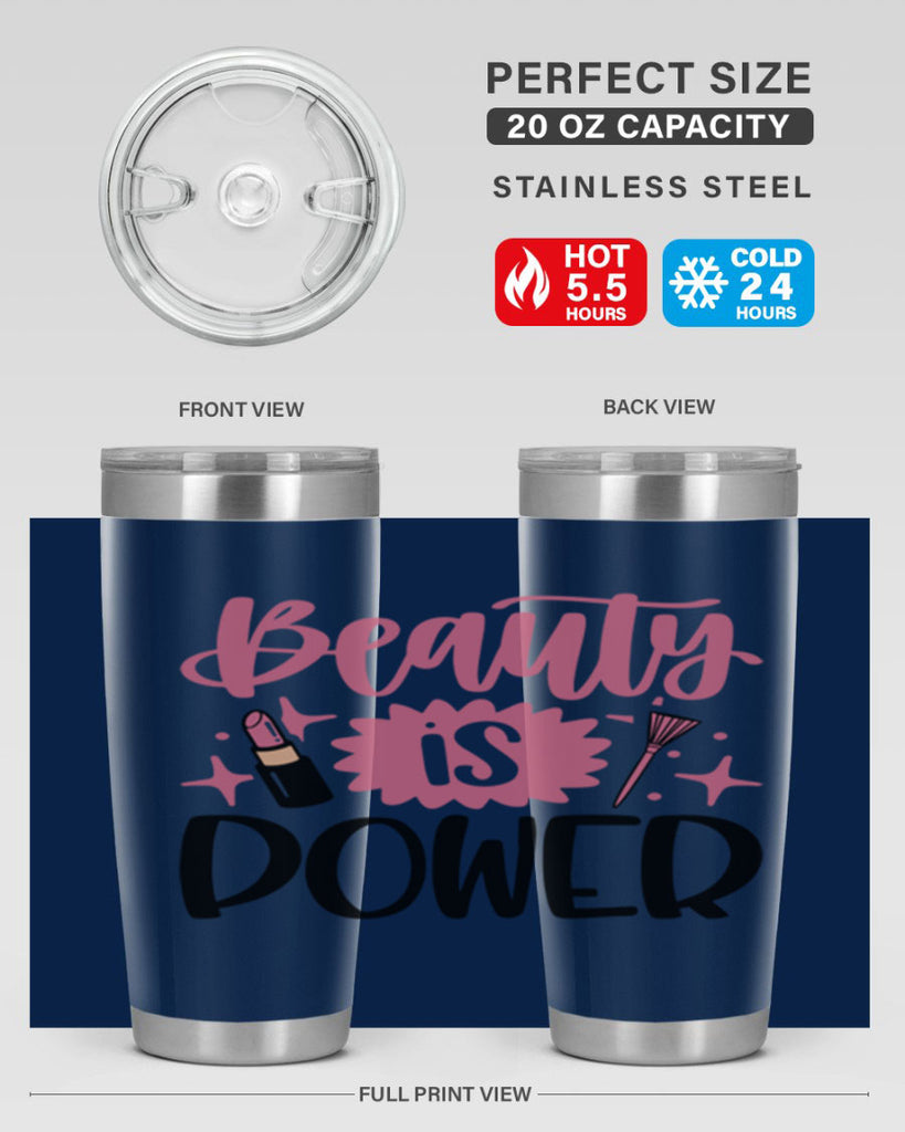 Beauty Is Power Style 135#- make up- Tumbler