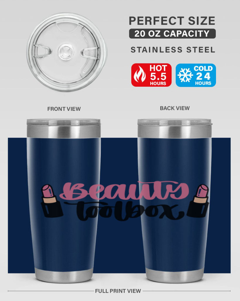 Beauty Toolbox Style 134#- make up- Tumbler