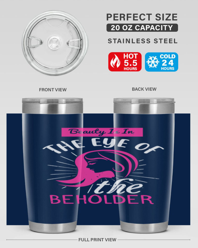 Beauty is in the eye of the beholder Style 169#- make up- Tumbler