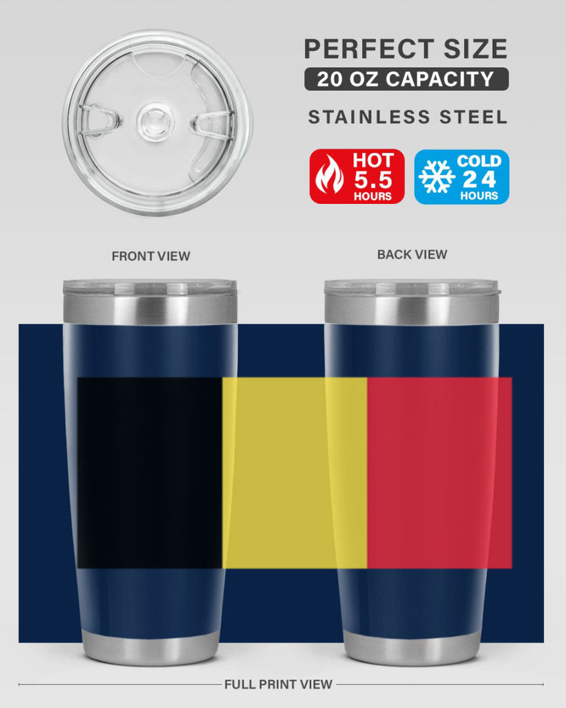 Belgium 181#- world flags- Tumbler