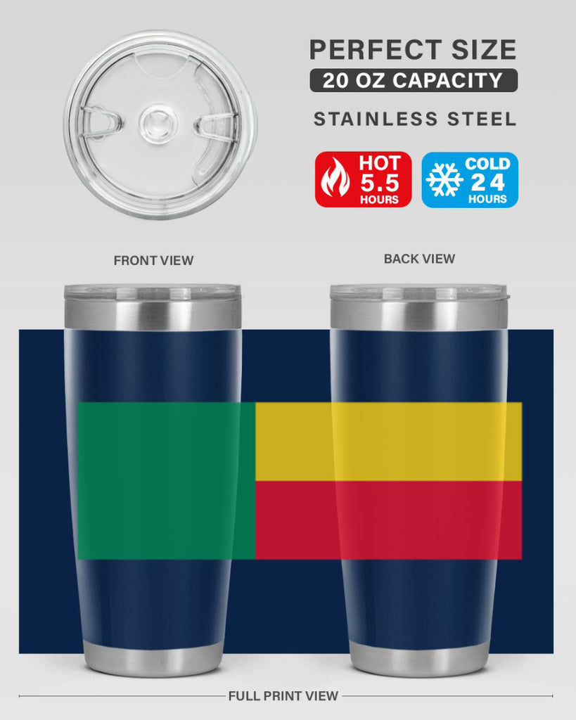 Benin 179#- world flags- Tumbler