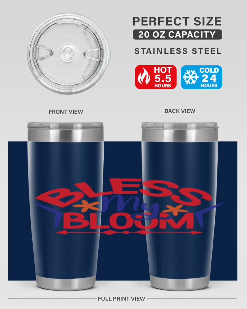 Bless My Bloom 38#- spring- Tumbler