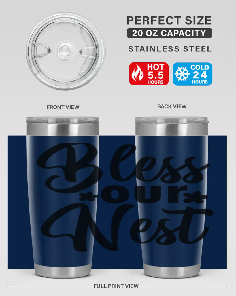 Bless our nest  design 70#- spring- Tumbler