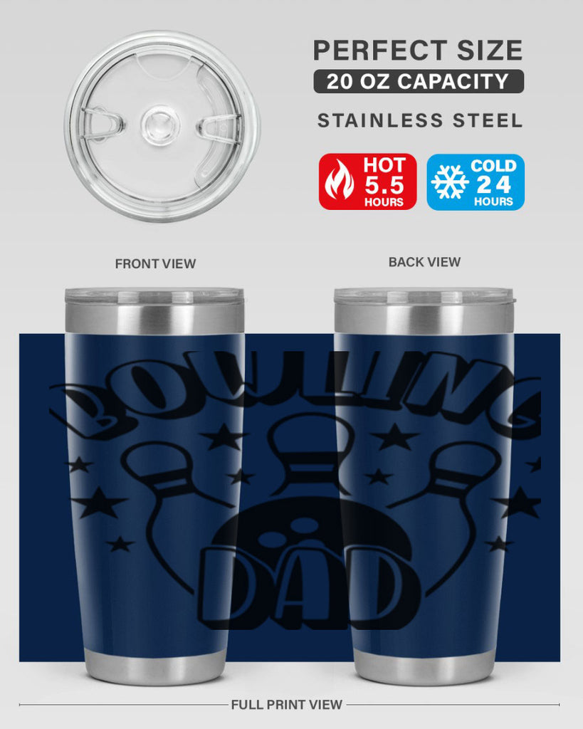 Bowling dad 1406#- bowlig- Tumbler