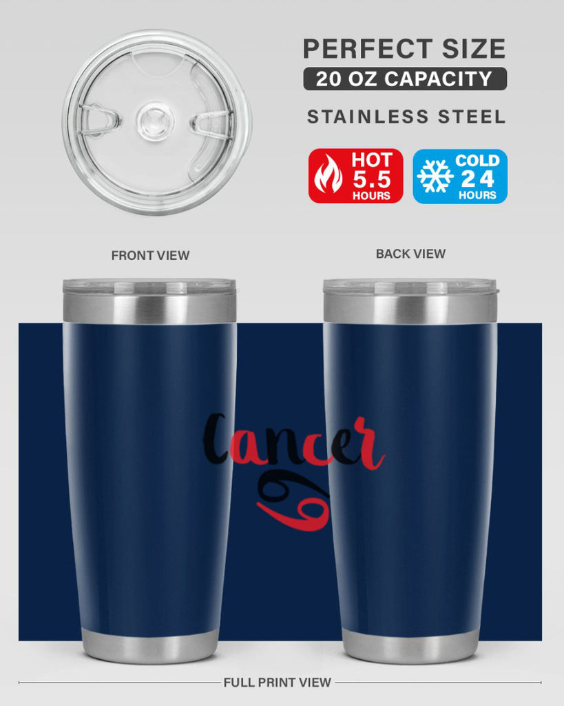 Cancer 152#- zodiac- Tumbler