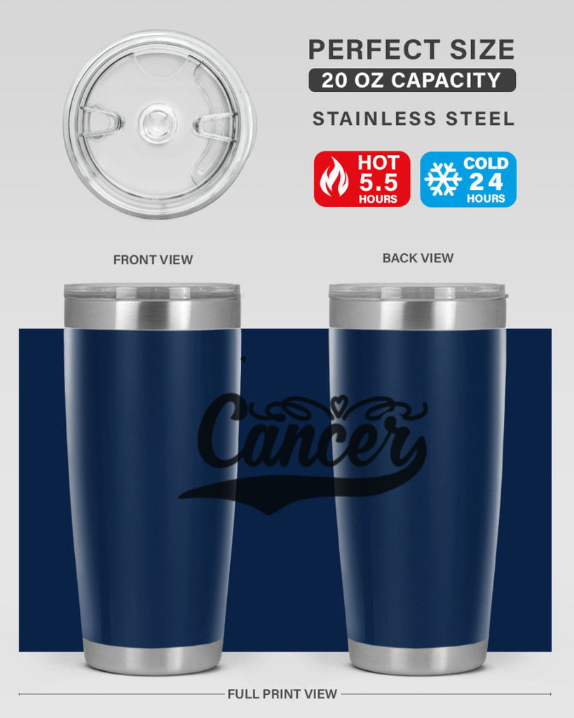 Cancer 155#- zodiac- Tumbler