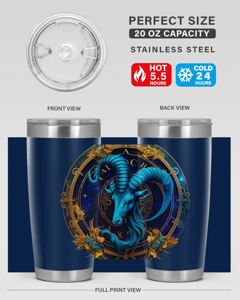 Capricorn 181#- zodiac- Tumbler