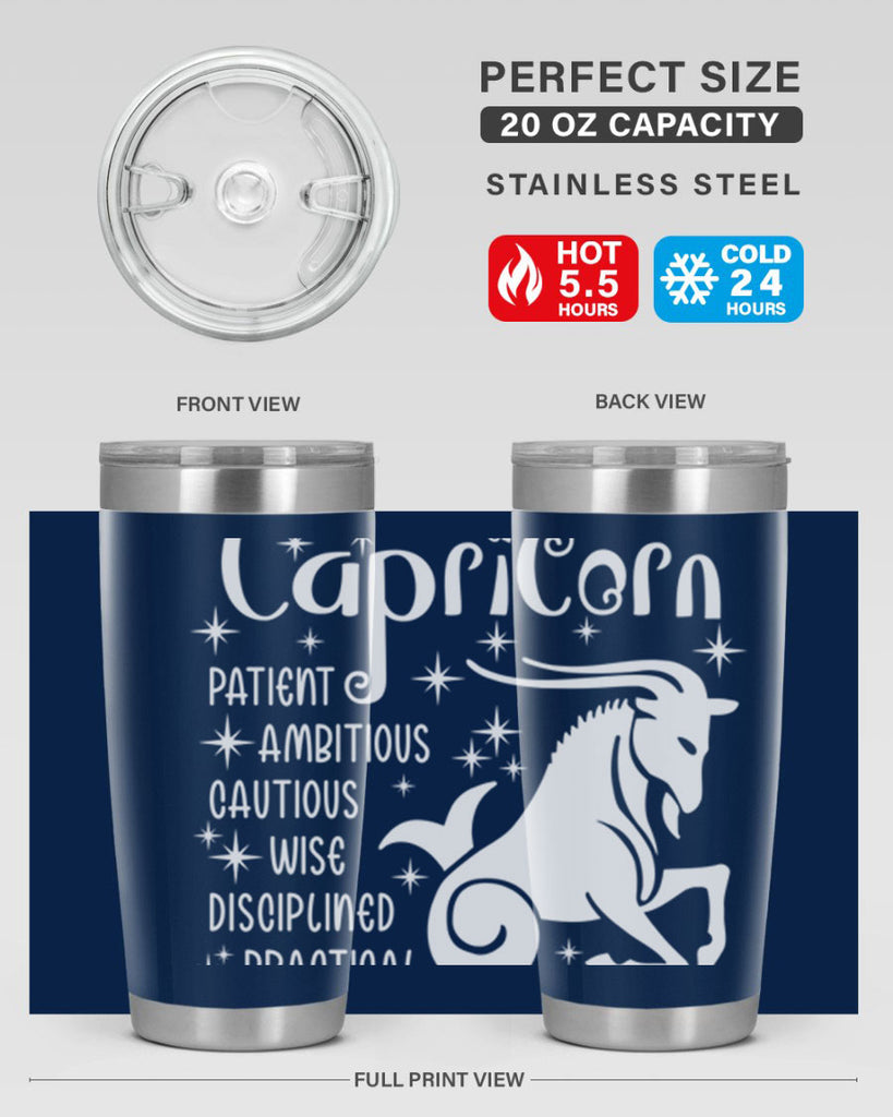 Capricorn 186#- zodiac- Tumbler