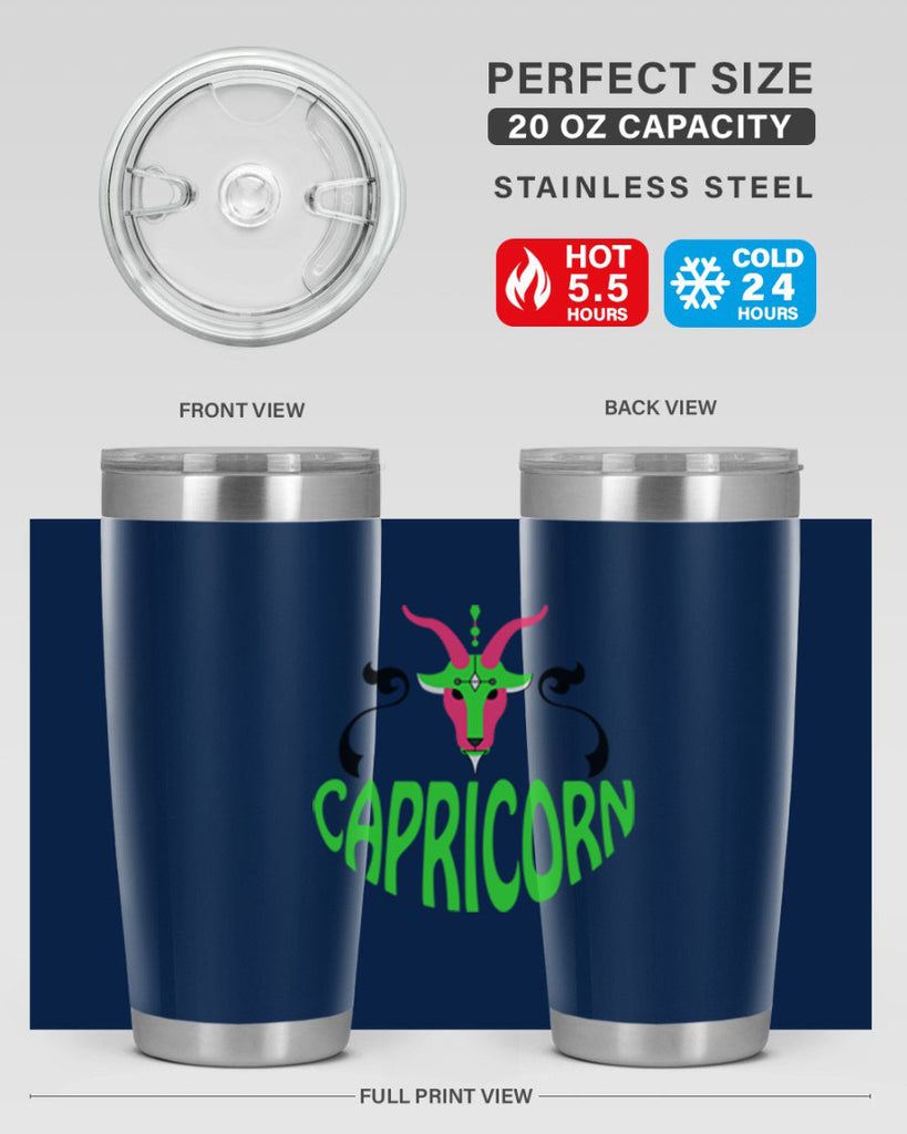 Capricorn 189#- zodiac- Tumbler