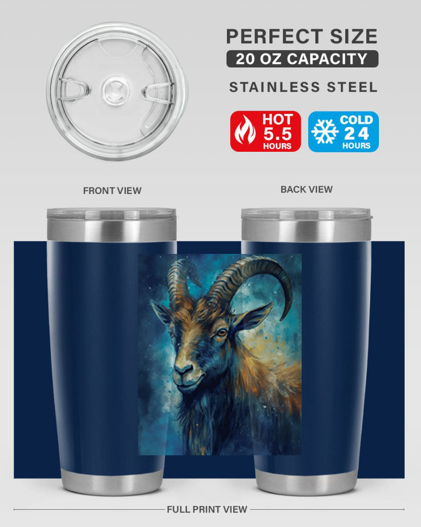 Capricorn 37#- zodiac- Tumbler
