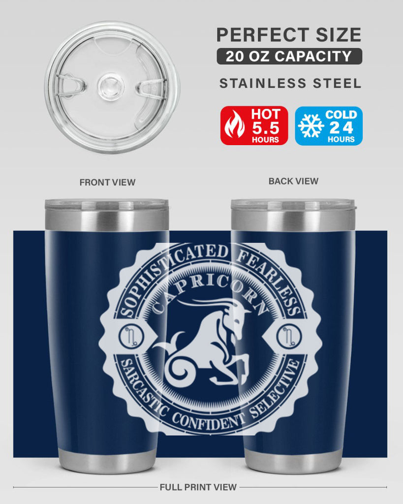 Capricorn 41#- zodiac- Tumbler