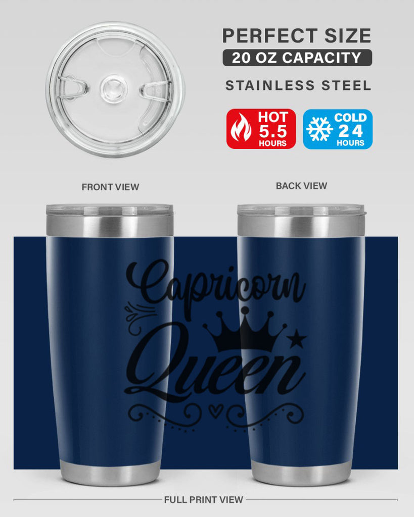 Capricorn queen 196#- zodiac- Tumbler