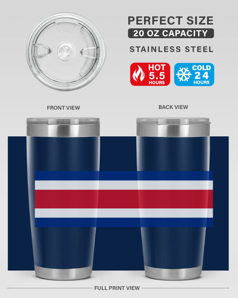 Costa Rica 157#- world flags- Tumbler