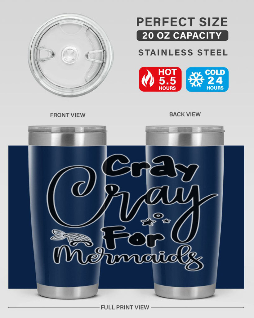 Cray Cray For Mermaids 88#- mermaid- Tumbler
