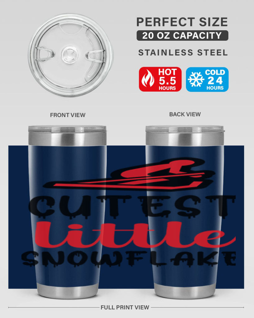 Cutest little snowflake 87#- winter- Tumbler