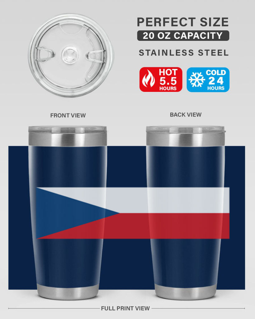Czechia 152#- world flags- Tumbler
