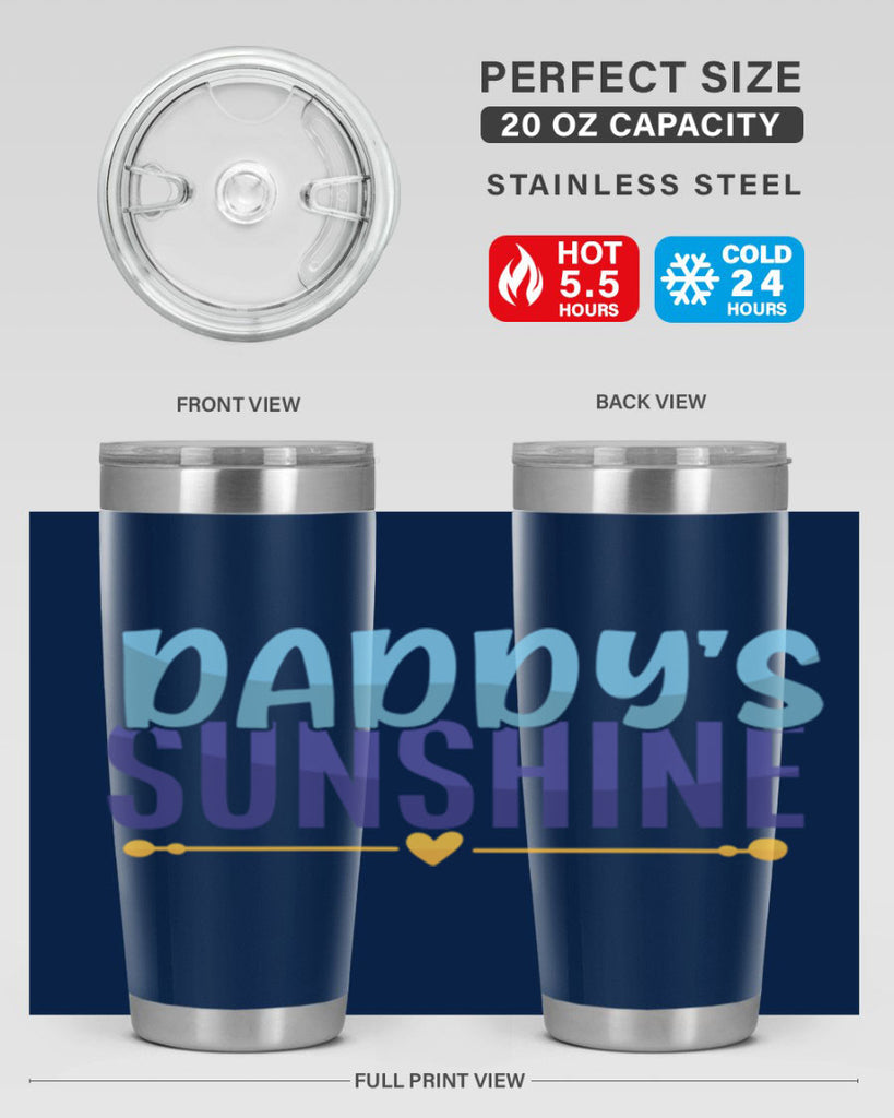 Daddys Sunshine 19#- dad- Tumbler