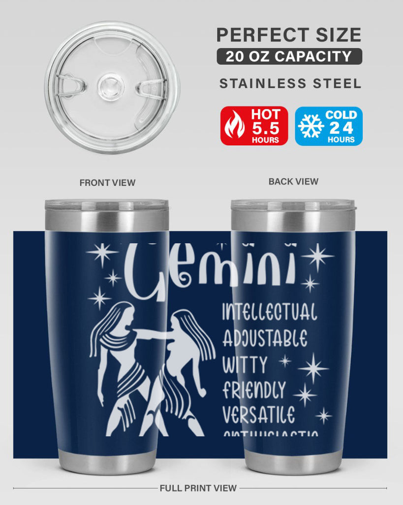 Gemini 221#- zodiac- Tumbler
