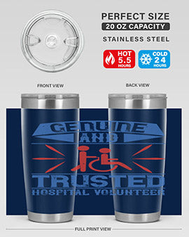 Genuine and Trusted Hospital Volunteer Style 2#- volunteer- Tumbler