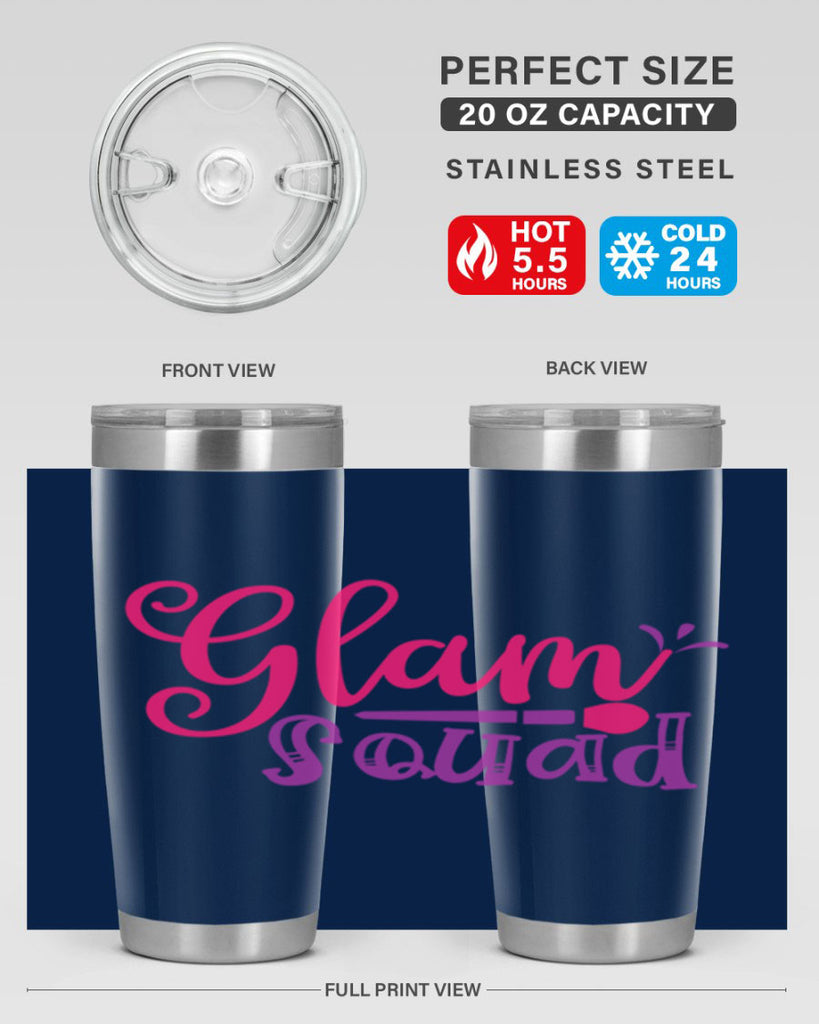 Glam Squad Style 237#- make up- Tumbler