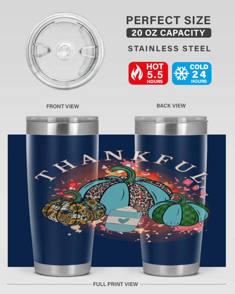 Happy Thanksgiving 247#- fall- Tumbler