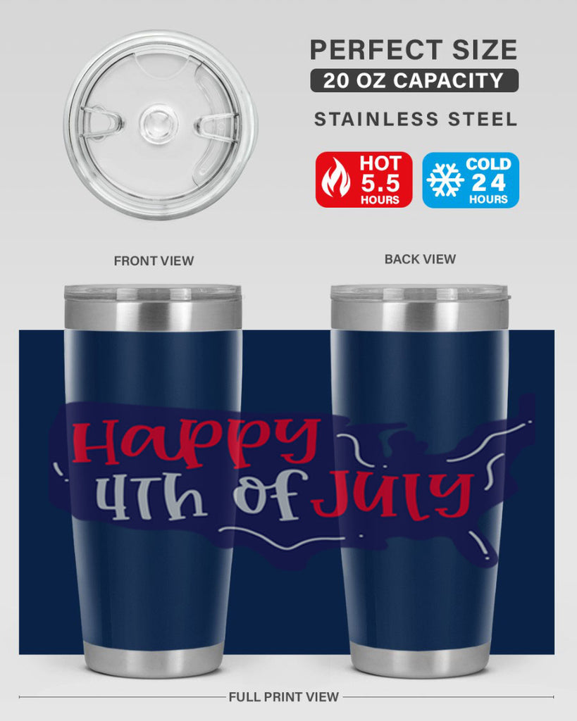 Happy th Of July Style 153#- Fourt Of July- Tumbler