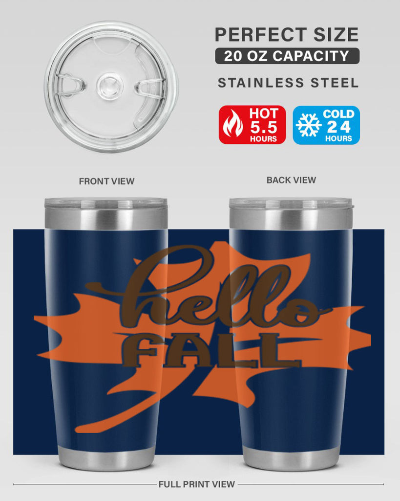Hello Fall 273#- fall- Tumbler