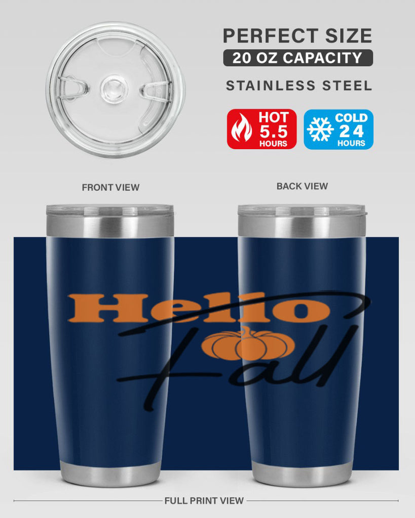 Hello Fall 279#- fall- Tumbler