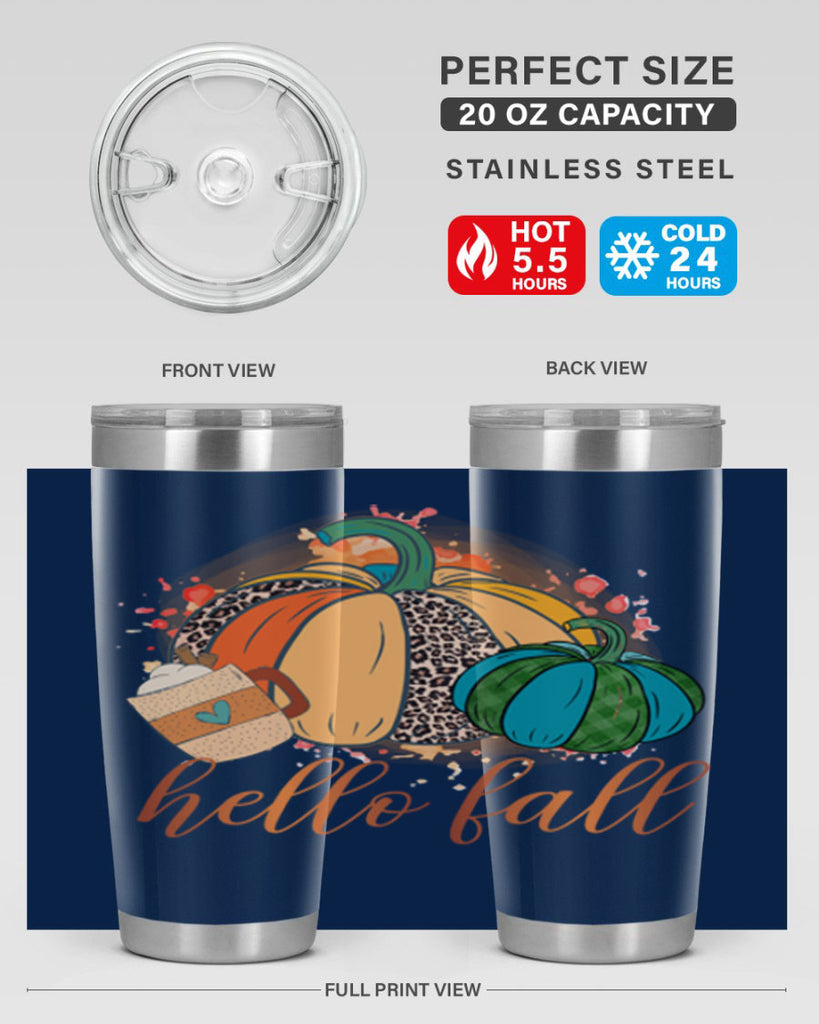 Hello Fall 282#- fall- Tumbler