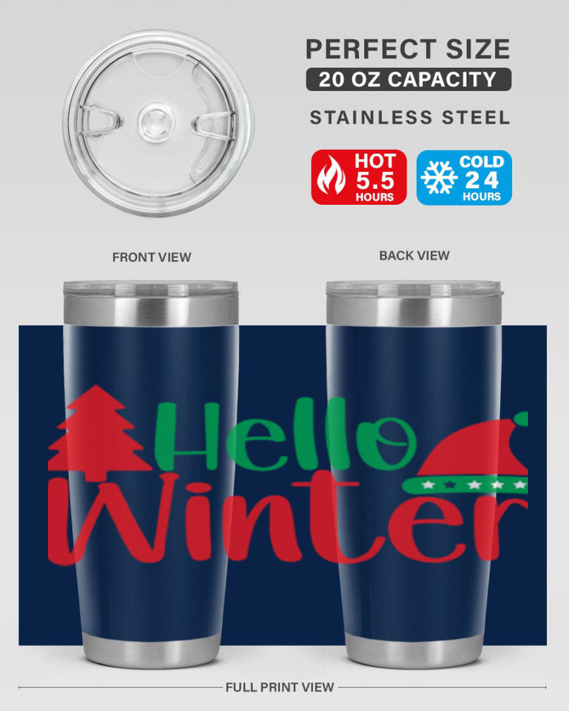 Hello Winter 180#- winter- Tumbler