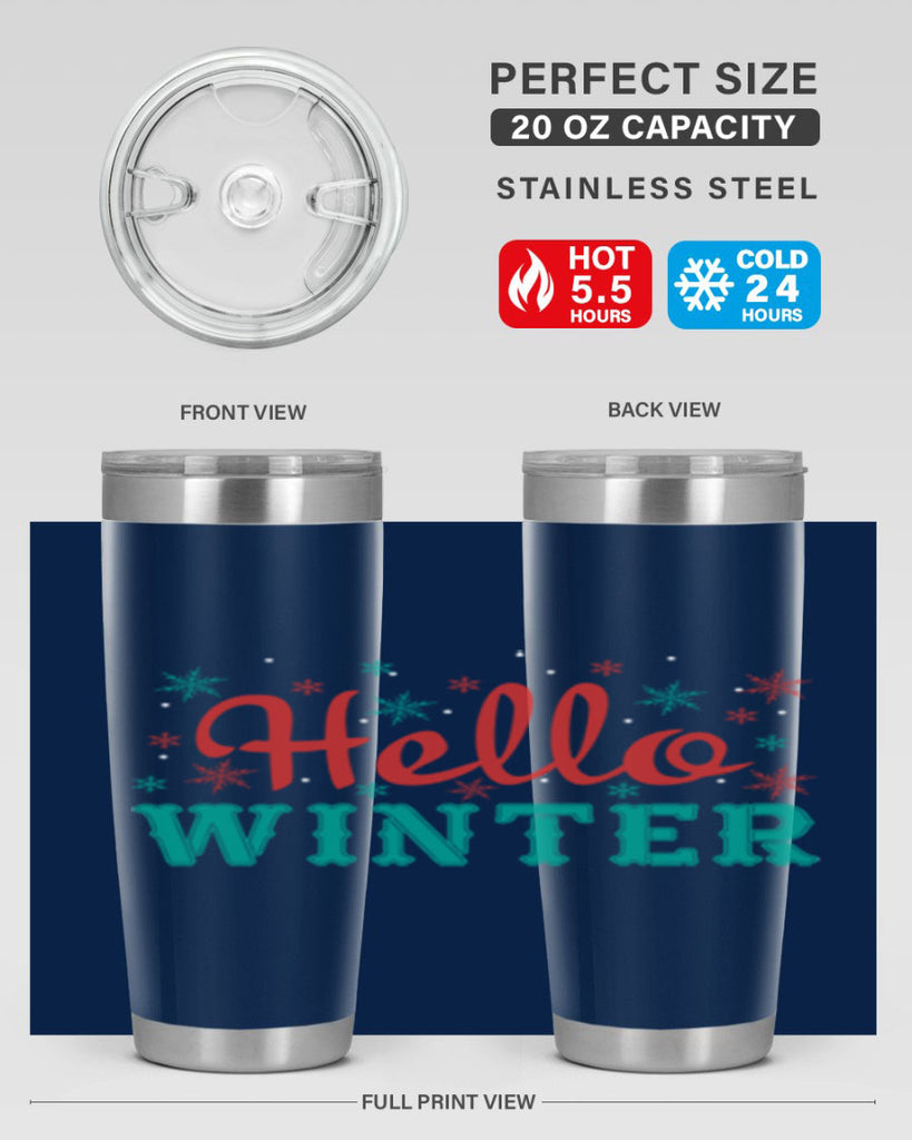 Hello Winter 182#- winter- Tumbler