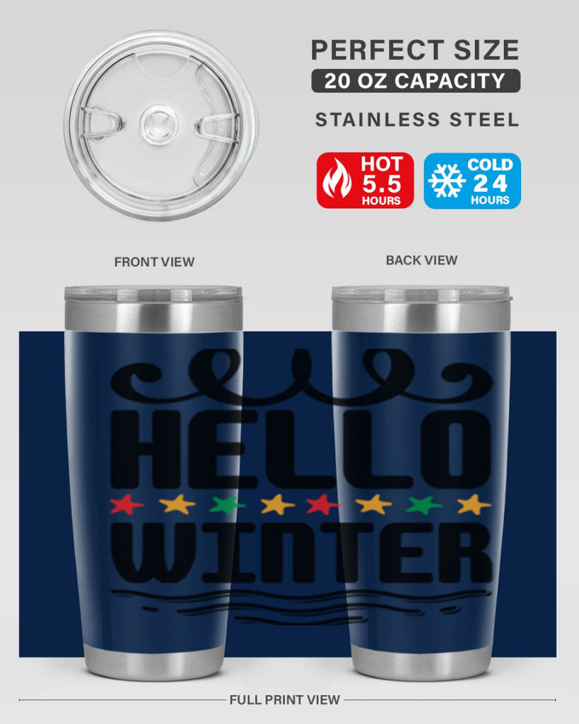 Hello Winter 185#- winter- Tumbler