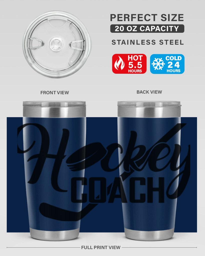 Hockey coach 1189#- hockey- Tumbler