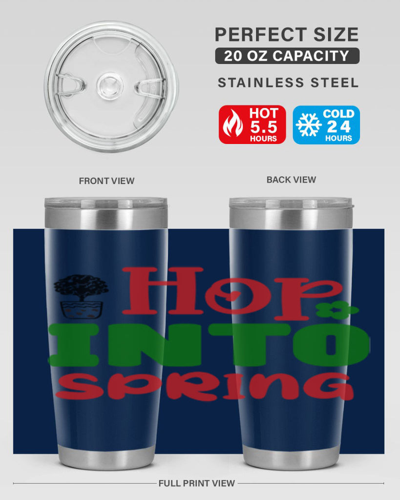 Hop into Spring 251#- spring- Tumbler