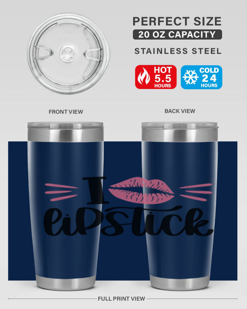 I Love Lipstick Style 86#- make up- Tumbler