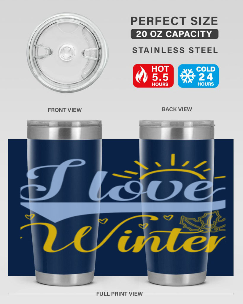 I love winter228#- winter- Tumbler