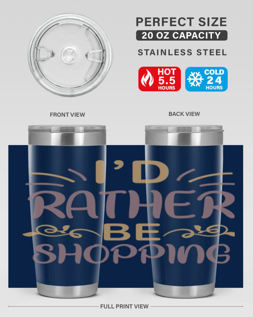 Id Rather Be Shopping 109#- fashion- Cotton Tank
