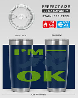 Im ok Style 30#- corona virus- Tumbler